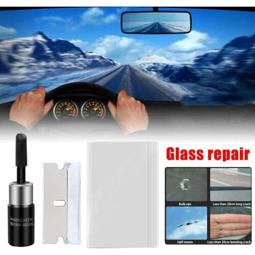 Car Windshield Repair Tool Windscreen Glass Scratch Crack Restore Window Screen Fluid Tool For Dropshipping Hot Saling
