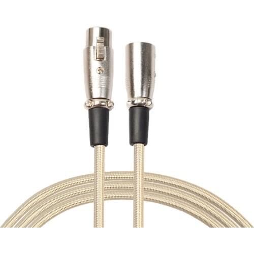 XLR Male to Female Cable,Male XLR to Female XLR Balance Extension Cable 1.8 Metre for PA Systems, Studio Recording