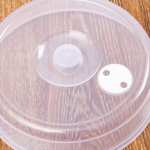 Microwave Plate Cover Lid with Steam Vents Fresh-keeping Bowl Cover Stackable Microwave Splatter Cover Sealing Disk Cover