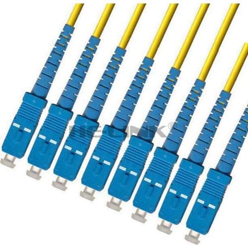 LODFIBER 120M SC-SC Outdoor Armored Singlemode 8 Strands Fiber Optic Cable Patch Cord 9/125