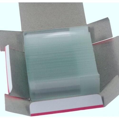 Microscope micro slides glass 25.4mmx76.2mm frosted each bid for 50pcs
