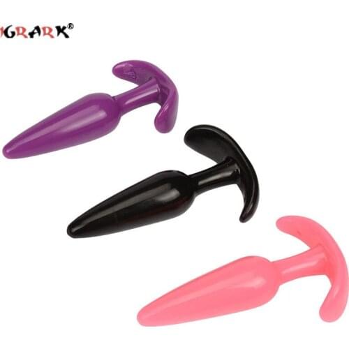 Soft Silicone Butt Plug Trainer Anal Plugs Beginner Set for Women Men