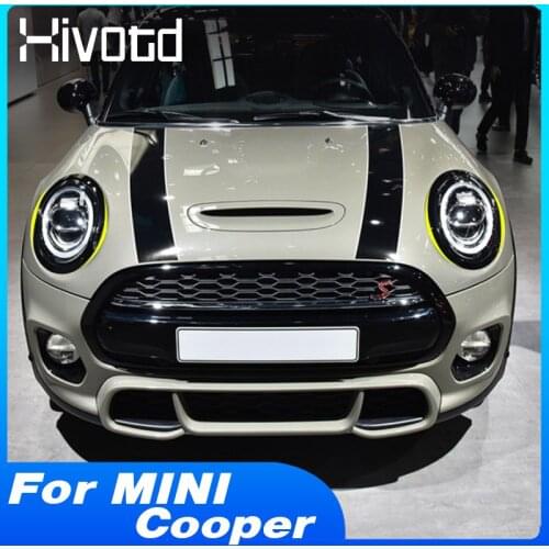 Hivotd Headlight Cover Trim Exterior Car Styling Accessories Rear Lamp Frame Decoration Refit Parts For MINI Cooper F55 F56 F57