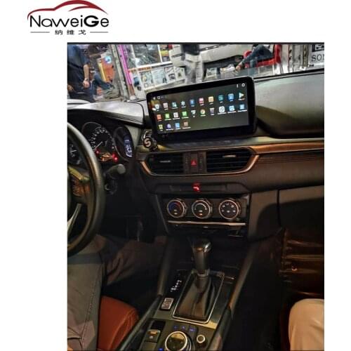 NaweiGe 10.25Inch Android Head Units for Mazda 6 2015-2019 Car dvd for Mazda 6 2015-2019 Car stereo gps for Mazda 6 Car Audio BT