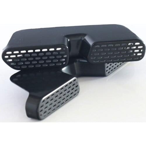 For Honda HRV HR-V Vezel 2014-2018 2pcs/Set Car Under Seat Air Conditioner Outlet Vent Cover Grille Tirm Sticker Car Styling