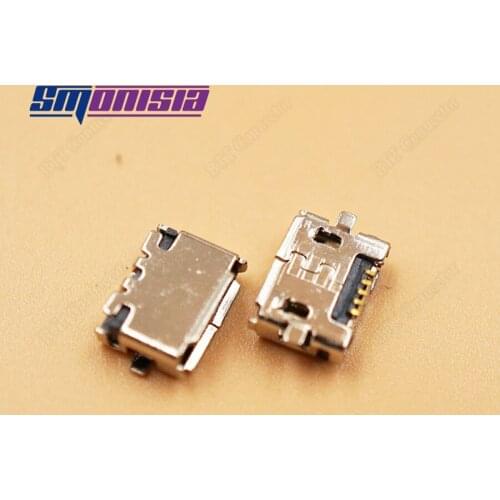 Smonisia 100pcs New Micro USB connector For Nokia Lumia 822 E7 E7-00 USB socket Charging port