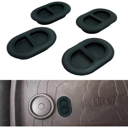 4PCS Pieces Oval Floor Pan Drain Plug For Jeep Wrangler JL 2018 Jeep Wrangler JK 2014-2018