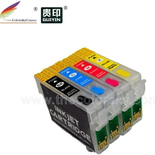 RCE1631) refill ink cartridge for Epson Workforce WF2010W WF2510F WF2520NF WF2530WF WF2540WF T1631 T1632 T1633 T1634 kcmy