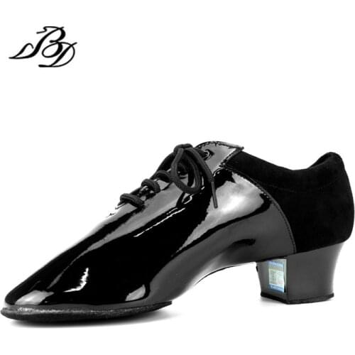 Dance shoes Imported paint USES Ballroom latin dance shoes High quality Perfect combination Cowhide Soft sole Wear Non-slip 449
