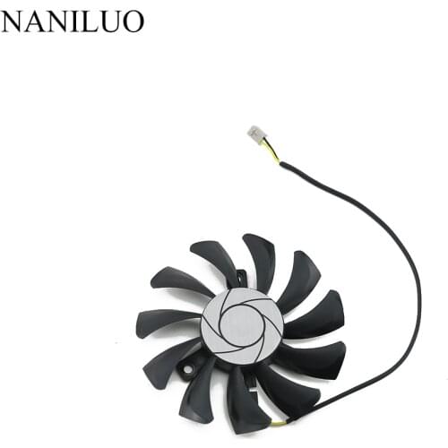 HA8010H12F-Z 75MM 2Pin GTX 1030 Fan For MSI Geforce GTX 750Ti 750 N740 GTX730 GTX740 R7 250 Graphic Card Cooling