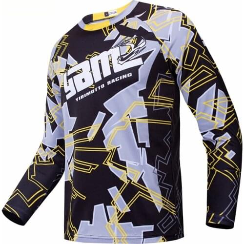 YBM Mountain Bike Jersey Long sleeve new Cycling ciclismo motocross racing off road MX DH Motocross jersey 21