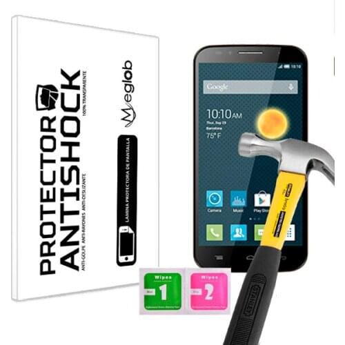 Protector de Pantalla Anti-Shock Anti-Golpe Anti-arañazos Compatible con Alcatel Flash Plus