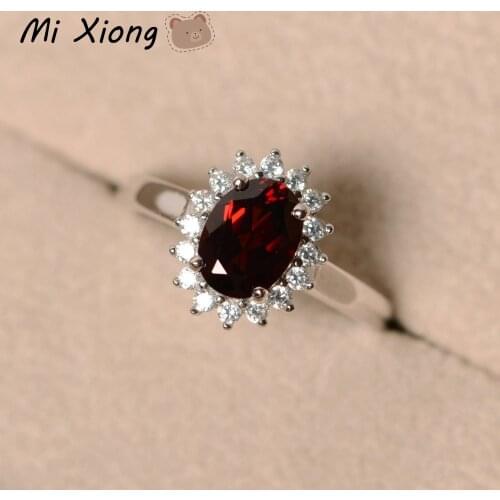 Mi Xiong 11 Kinds of Pebbles Shape 925 Sterling Silver Rings for Women Exquisite Elegant Luxury Jewelry Classic Wedding Proposal