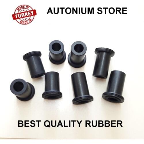 1 Set 8 Pcs Leaf Spring Rear Bushing for 1997-2007 Hyundai Starex Libero Satellite H200 H-1 H1 55256-44000 55257-44000