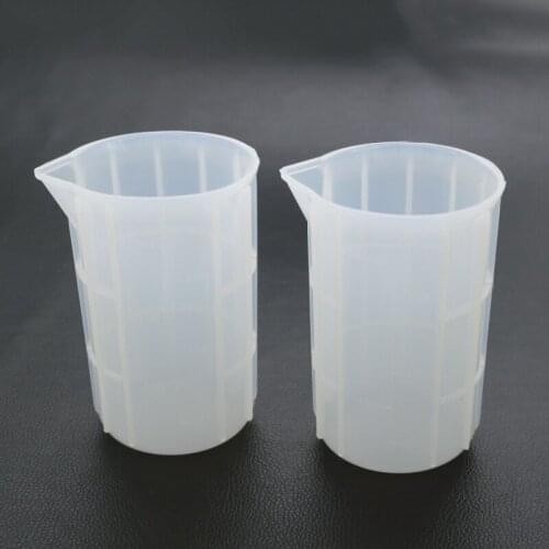 1pcs UV Resin Measuring Cup Silicone Resin Glue Tools 100 ml Measuring Glass Crystal Scale Jewelry Tools Resin Molds For jewelry