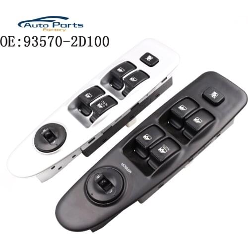 14 Pins New Front Left Electric Master Power Window Switch Control Fit For Hyundai Elantra 2001-2006 93570-2D100 935702D100