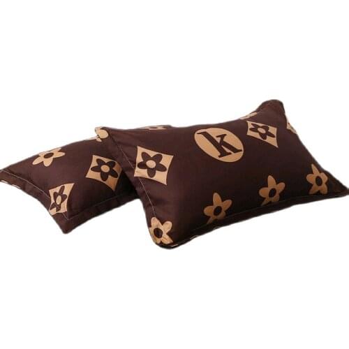 2PCS Pillow case Soft Comfortable Minimalism Pillow Cover 48*74cm