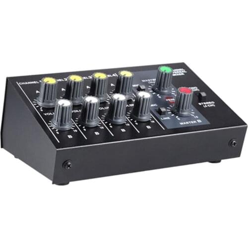 8 Channel Sound Universal Digital Mixer Adjusting Microphone Mixing Console Mono/Stereo Mono/Stereo EU/US Plug