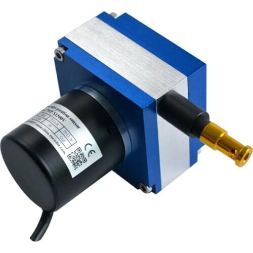 Analog output potentiometer draw wire position sensor CWP-1500A 1500mm range 12v 0-40mA output