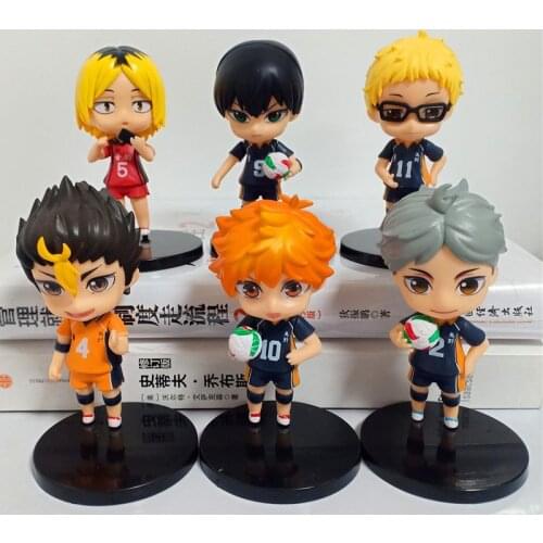 Anime Haikyuu Volleyball Juvenile Action Figure Kenma Hinata Shoyo Tobio Koushi Collection Model Doll Toys For Childrens Gifts