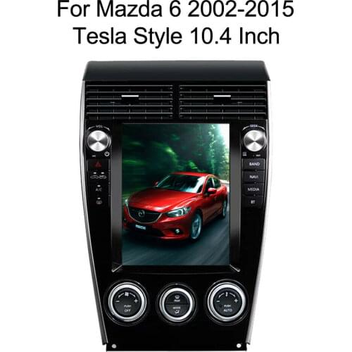 Android 2+32 Tesla system car no dvd player radio gps automatic For Mazda 6 2002 - 2015 navigation multimedia