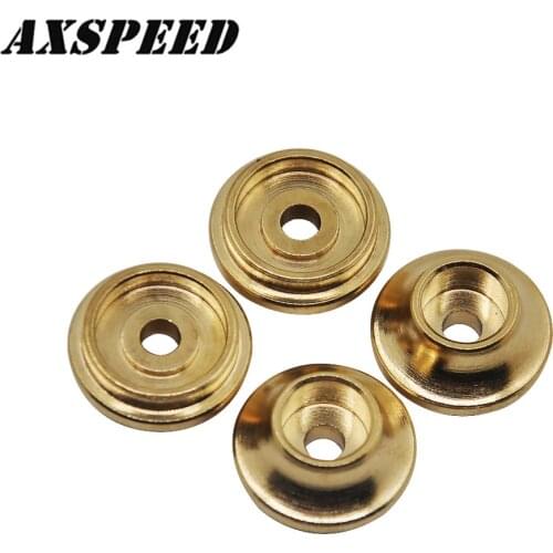 4Pcs/Set For 1/10 Scale TRX4 Rock Crawler Car Spring Retainers Shock Cups for Traxxas TRX-4