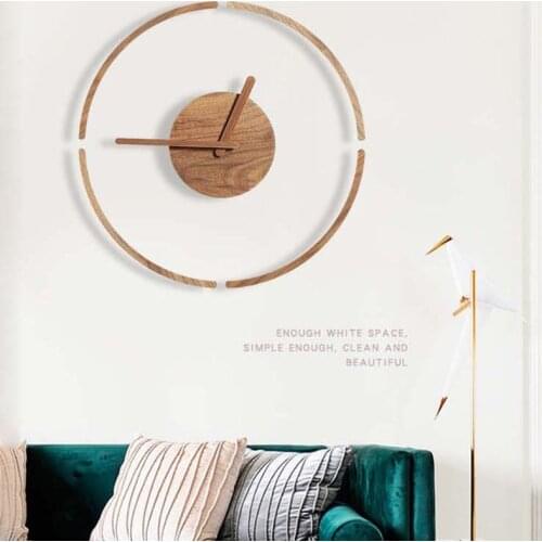 Ultra Silent Wall Clock Scandinavian Style часы настенные Household Light Luxury Modern Round Art Personality Hollow Clocks