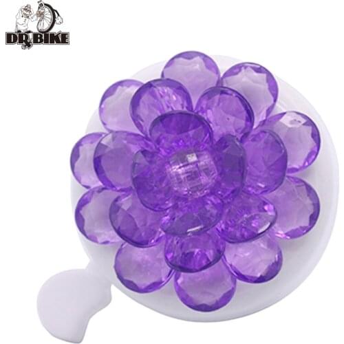 Debike Four Colors Flower Bicycle Bell for Lady Bike Aluminum Cycling Ring for Kids Folding Bike Mountain Bike