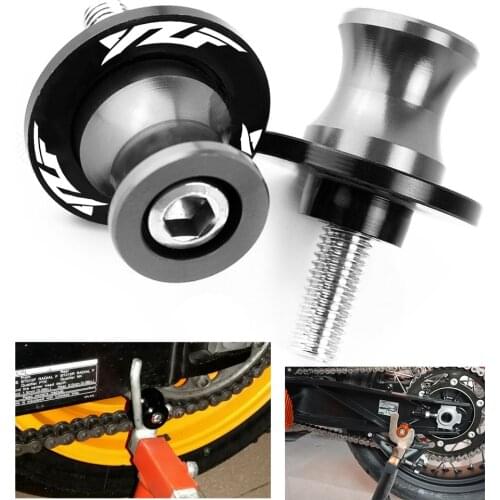 For Yamaha YZF R6 YZF-R3 YZF-R1 YZF 1998 1999 2000-2016 2001 Motorcycle Swingarm Sliders Spools Paddock Stand Bobbins Swing Arm