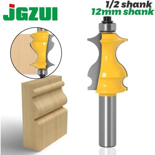 1PC Architectural Molding Router Bit 1/2" 12mm Shank Line knife Woodworking cutter Tenon Cutter for Woodworking Tools RCT18003