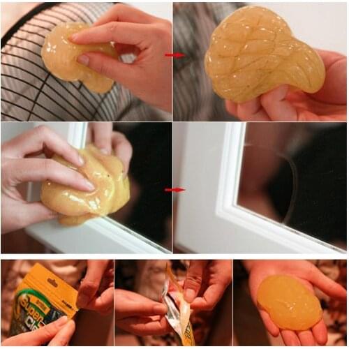 Keyboard Cyber Cleaner Groove Dust Cleaning Compound All-Purpose Laptop Gel Cleaning Slimy Car Cleaner Wiper Keyboard T9S2