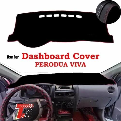 TAIJS Factory Casual Classic Leather Car Dashboard Cover For PERODUA VIVA Left hand drive