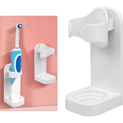 Creative Electric Toothbrush Holder Traceless Toothbrush Stand Wall Mounted Home Bathroom Rack Space Saving Organizer Universal
