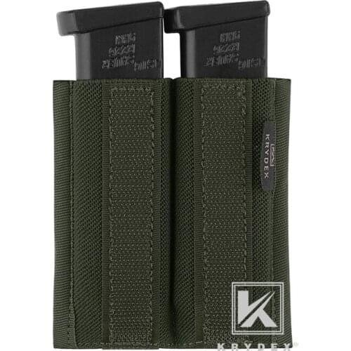 KRYDEX RG Pistol Double Magazine Insert Pouch Spiritus Style Elastic Built-in Magazine Holder For Micro Fight MK3 MK4 Chest Rig