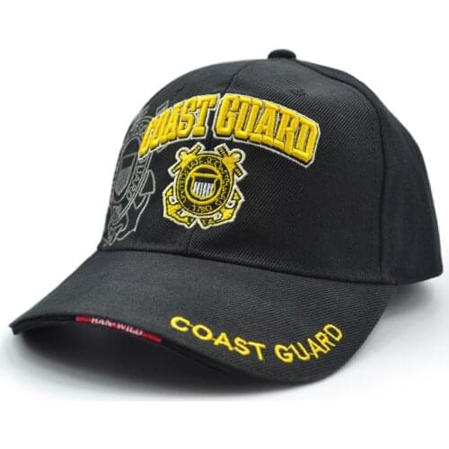 Adjustable Coast Guard US Army Military Tactical Baseball Cap Summer Men Outdoor Training Climbing Shade Sunscreen Cotton Hat