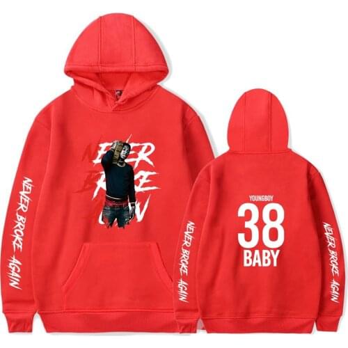 New Arrival YoungBoy Never Broke Again Hoody Men Women Fashion Popular Sweatshirts Harajuku Hoodies Casual Coats