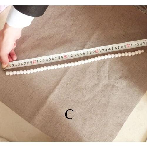 NEW hot sale 430mm length white plastic bulk skeleton toy joint for doll animal accessories--40pcs 19x12x10mm joint