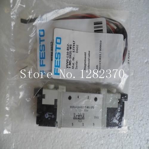 New original FESTO solenoid valve VUVG-L10-B52-T-M5-1H2L-W1 spot 577317