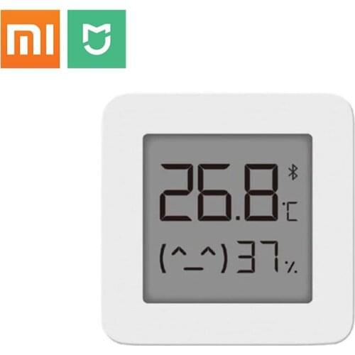Origianl XIAOMI MI Smart Bluetooth Thermometer 2 Wireless Smart Electric Digital Hygrometer Thermometer Work with Mijia APP