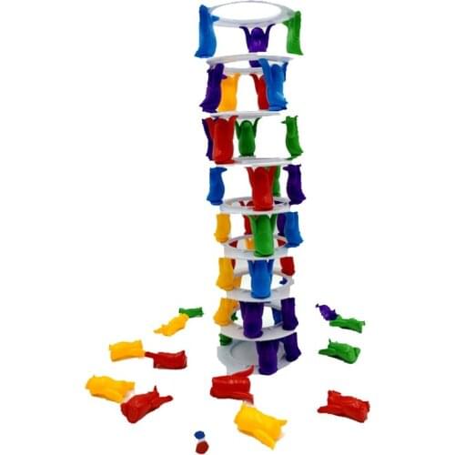 Penguin Balance Toy Challenge Tower Stacked Children Desktop Game Parent-Child Interactive Board Game Toys for Blocks