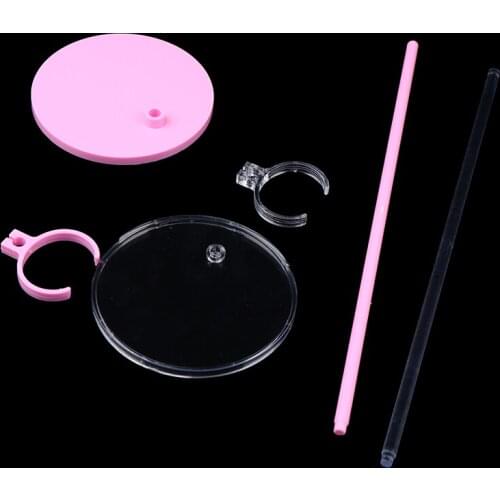 1 Set transparent fixed foot plastic standing display Stands for 1/6 Dolls Figure Display Holder hildren Toys Accessories