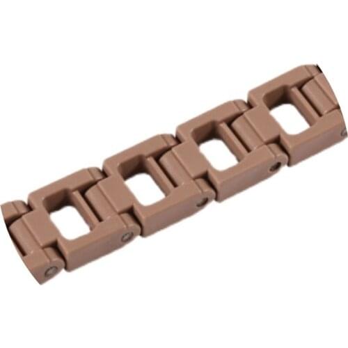 1100 Keel Chain 25.4 Pitch Plastic Chain POM Material Washing Machine Conveyor Chain Air Flotation Machine Conveyor Chain