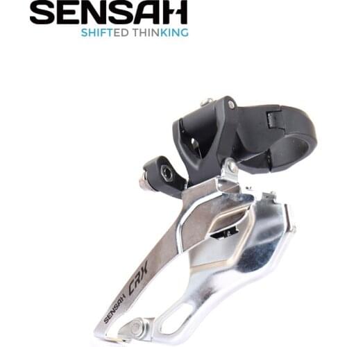 SENSAH CRX 2 Speed MTB Bicycle Front Derailleur High Clamp 34.9mm Clamp Dual Pull