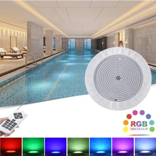 20W 30W 40W LED resin swimmimg pool lights IP68 waterproof underwater light AC12V wall mounted lamp RGB color changeable light