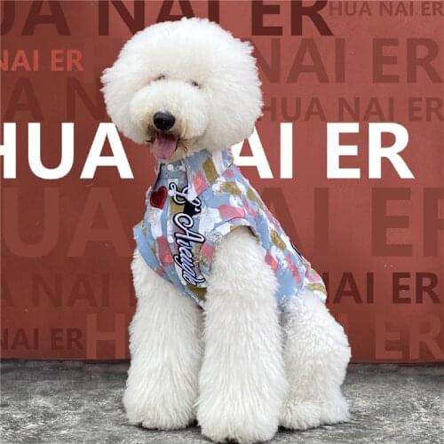 Pet Products Fashion Clothes Giant Dogs Vest Poodle