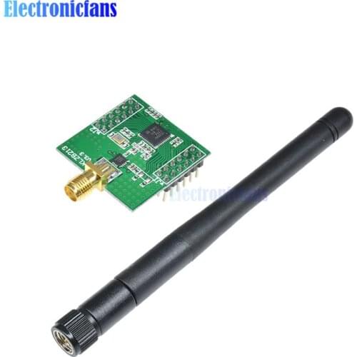 UART Serial to Zigbee DRF1605H Zigbee Wireless Transmission 1.6KM Distance CC2530 Module with Antenna Wireless Data Transfer