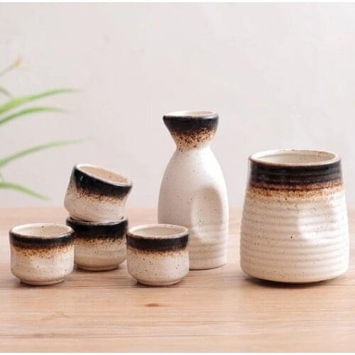 Japanese Mini Round Vintage Simple Sake Cups Set Personalized Mens Gift Set Luxury Ornaments Petaca Pulsera Bar Wine Set Ec50jj