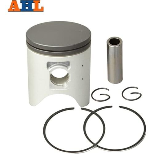 AHL Motorcycle Parts STD Bore Size 66.4mm Standard Piston with Pin Rings Clip Kit For HONDA CRM250AR CRM250 AR 249 KAEG MD32