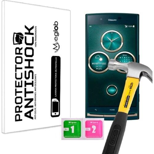 Protector de Pantalla Anti-Shock Anti-Golpe Anti-arañazos Compatible con Kyocera Urbano V02