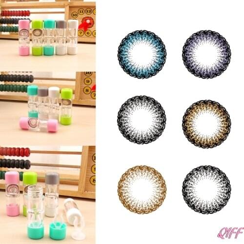 Cosmetic Contact Lens Container Holder RGP Hard Contact Lens Case Protective Box